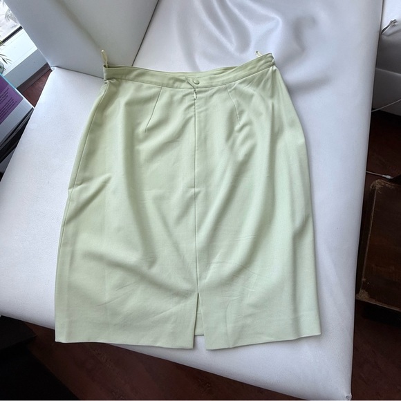 Tailleur Thierry Mugler 44/46 skirt+jacket Yellow no tag size - Picture 5 of 9